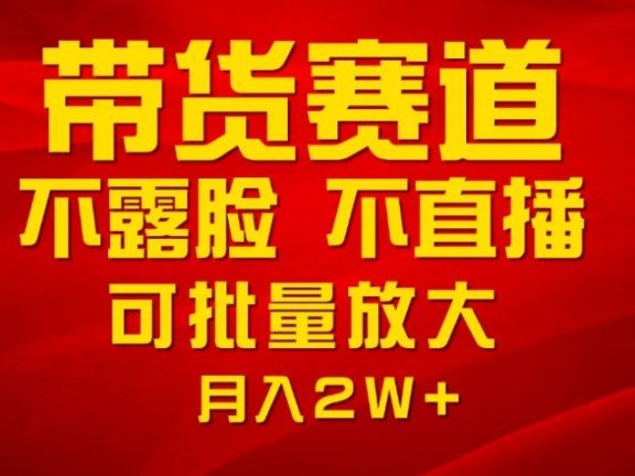 利用AI制作带货账号原创视频，不露脸，不直播月入2W+